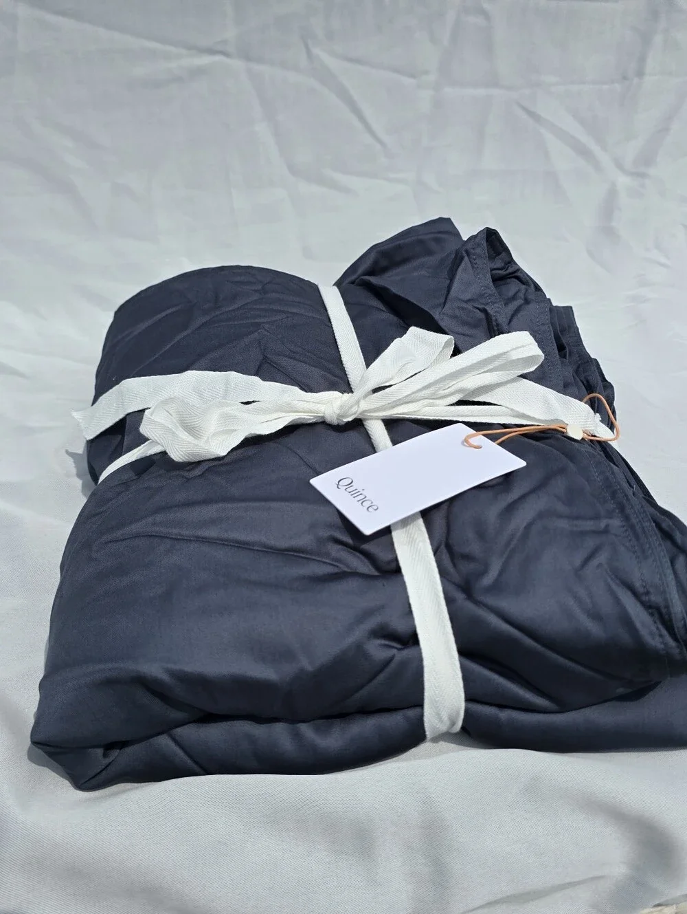 Quince Viscose From Organic Bamboo Duvet Cover Nightfall King Cal King